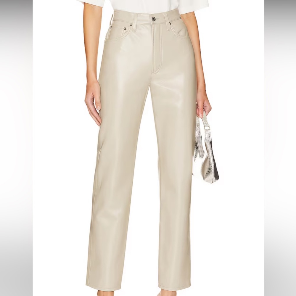 AGOLDE 90s pinch waist recycled leather pants